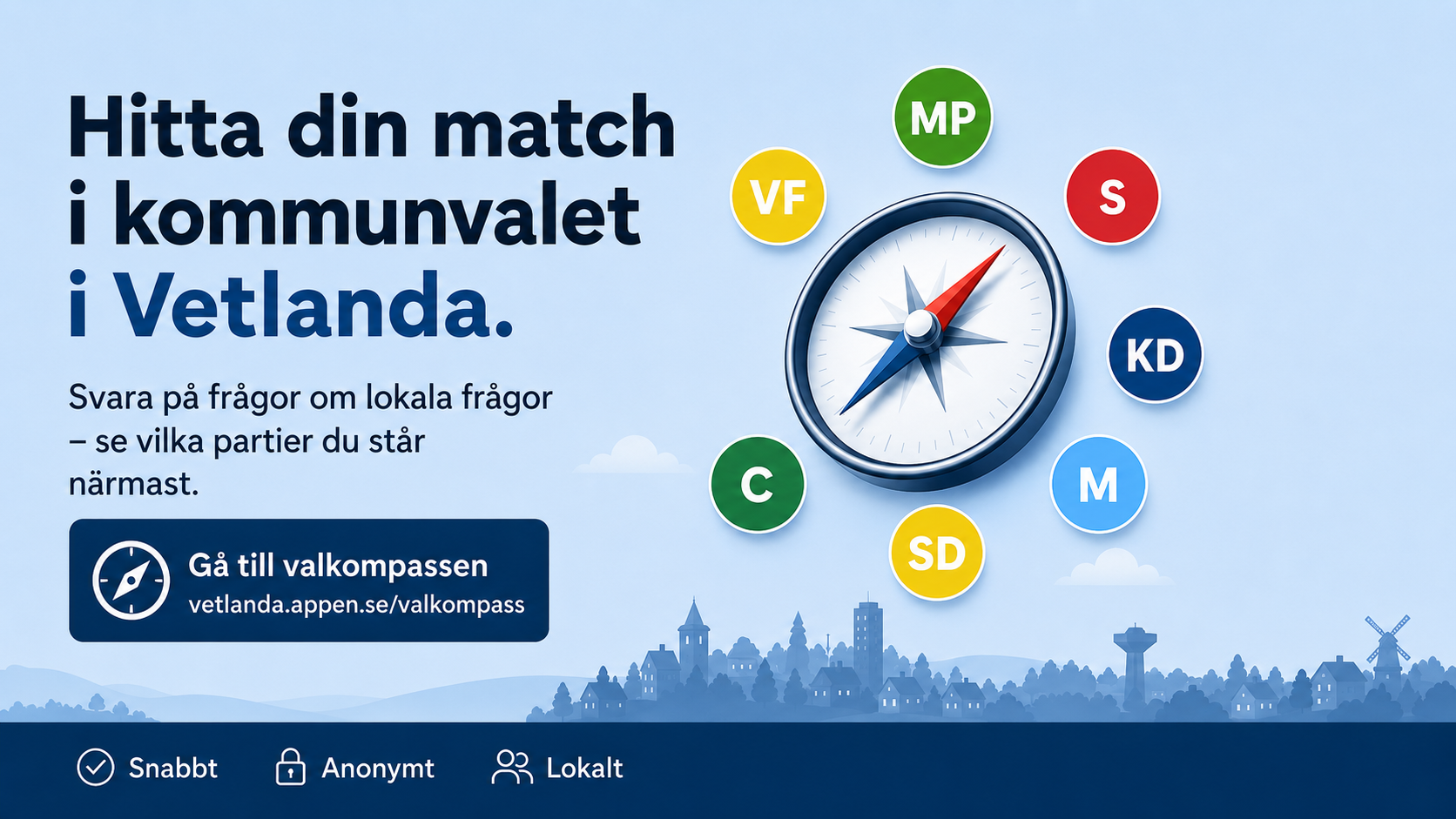 Hitta din match i kommunvalet
